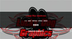 Desktop Screenshot of luckydoggraphics.net